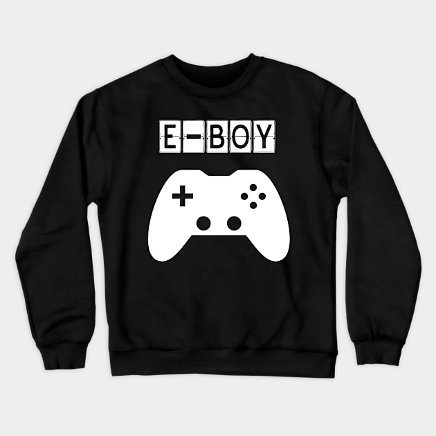 E-boy playing Crewneck Sweatshirt by Imutobi